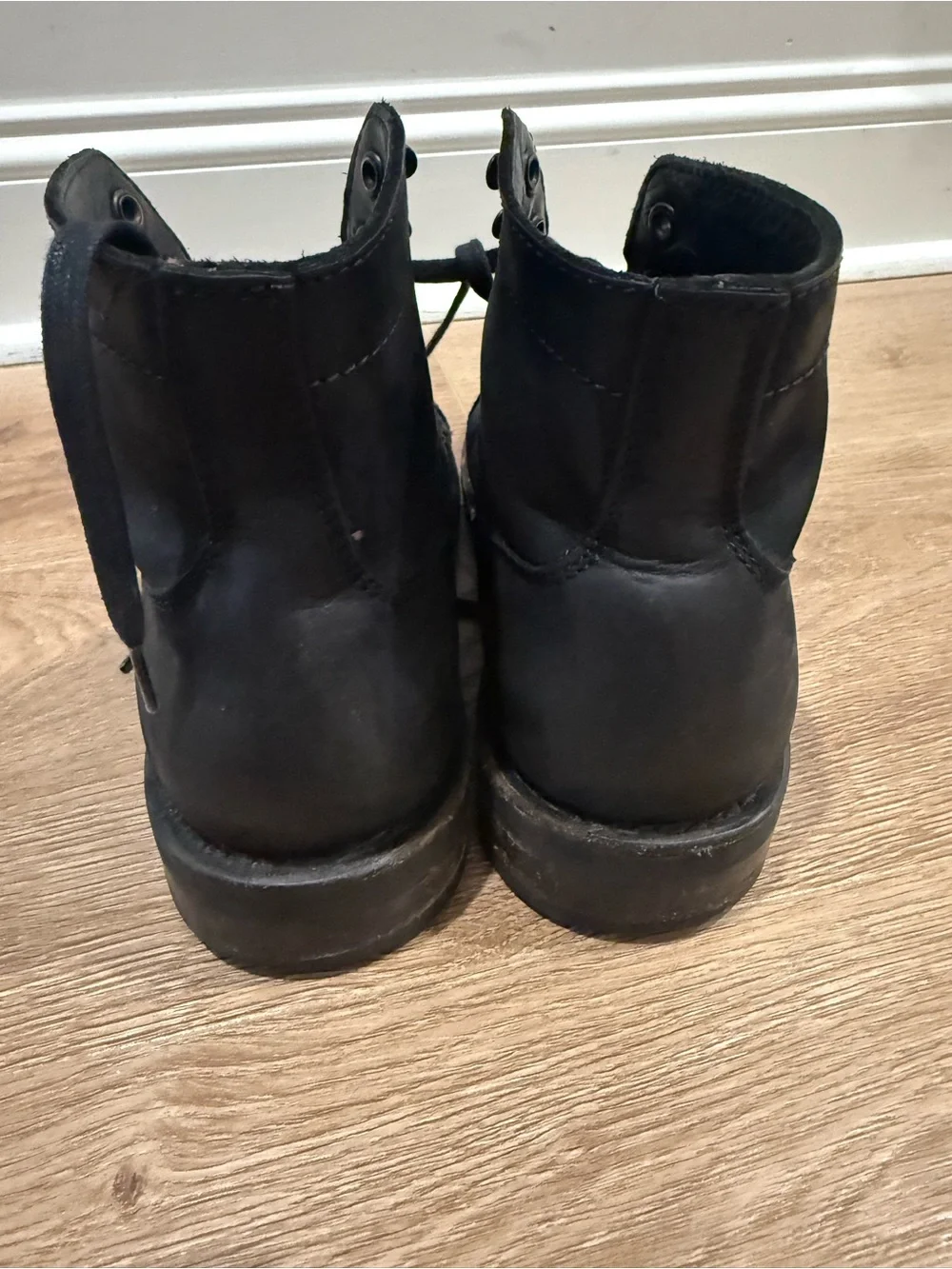 Thursday Boot Company Men's Black Lace-Up Cap-Toe Boots